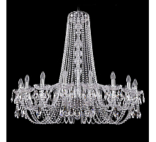Подвесная люстра Bohemia Ivele Crystal 1402/18/400/h-105 Ni