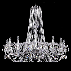 Подвесная люстра Bohemia Ivele Crystal 1402/18/400/h-105 Ni