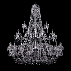 Подвесная люстра Bohemia Ivele Crystal 1403/20+10+5/530/3d Ni
