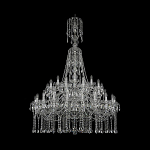Подвесная люстра Bohemia Ivele Crystal 1413/20+10+5/400/XL-164/2d Ni