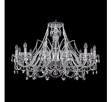 Подвесная люстра Bohemia Ivele Crystal 1411/12/360 Ni