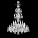 Подвесная люстра Crystal Lux VERSAILLES SP93 CHROME