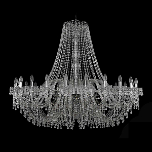 Подвесная люстра Bohemia Ivele Crystal 1410/24/530 Ni V0300