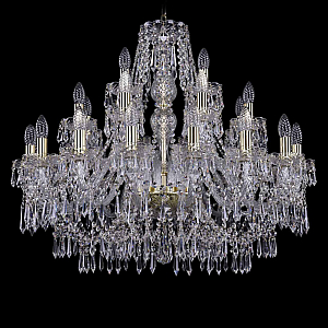 Подвесная люстра Bohemia Ivele Crystal 1403/16+8+4/300 G