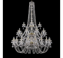 Подвесная люстра Bohemia Ivele Crystal 1402/20+10+5/530/h-206/3d G