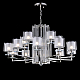 Подвесная люстра Crystal Lux Nicolas SP-PL10+5 Nickel/White