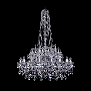 Подвесная люстра Bohemia Ivele Crystal 1411/20+10+5/400/h-155/2d Ni