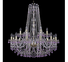 Подвесная люстра Bohemia Ivele Crystal 1410/12+6/300/h-95 G V7010