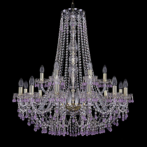 Подвесная люстра Bohemia Ivele Crystal 1410/12+6/300/h-95 G V7010