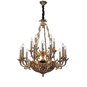 Подвесная люстра Lucia Tucci Firenze 1781.15.3 Antique Gold