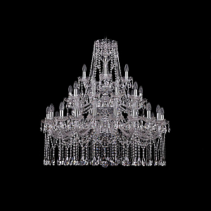Подвесная люстра Bohemia Ivele Crystal 1413/20+10+5/360/3d Ni