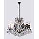 Подвесная люстра Crystal Lux Magnifico SP19 Black/Transparent