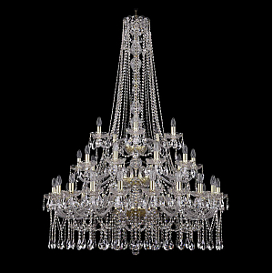 Подвесная люстра Bohemia Ivele Crystal 1413/20+10+5/400/h-158/3d G