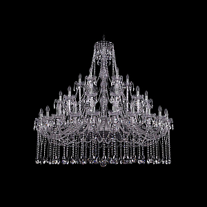 Подвесная люстра Bohemia Ivele Crystal 1413/24+12+6/530 Ni
