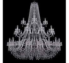 Подвесная люстра Bohemia Ivele Crystal 1410/20+10+5/530/3d Ni V0300