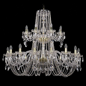 Подвесная люстра Bohemia Ivele Crystal 1402/16+8/400/2d G