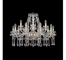 Подвесная люстра Bohemia Ivele Crystal 1413/10+5/300 G