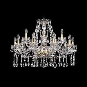 Подвесная люстра Bohemia Ivele Crystal 1413/10+5/300 G