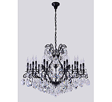 Подвесная люстра Crystal Lux Magnifico SP19 Black/Transparent