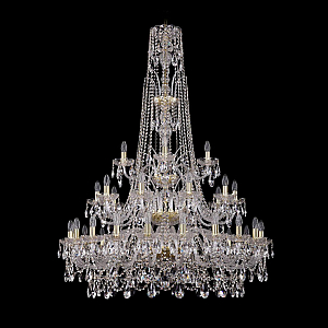 Подвесная люстра Bohemia Ivele Crystal 1411/20+10+5/400/XL-155/3d G