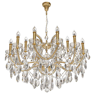 Подвесная люстра Crystal Lux Hollywood SP12+6 Gold