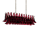 Подвесная люстра Loft IT Lilou 10600/1200R Burgundy