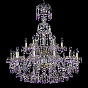 Подвесная люстра Bohemia Ivele Crystal 1410/12+6/300/XL-95/2d G V7010