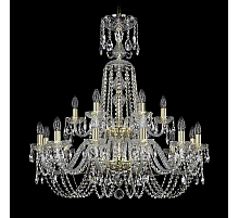 Подвесная люстра Bohemia Ivele Crystal 1402/12+6/300/XL-91/2d G