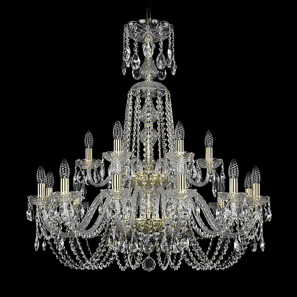 Подвесная люстра Bohemia Ivele 1402/12+6/300/XL-91/2d G