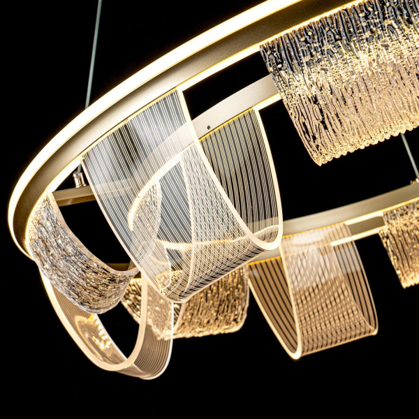Подвесная люстра LED4U L7706-800 GD Подвесная люстра LED4U L7706-800 GD
