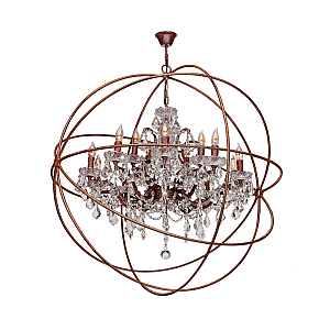 Подвесная люстра LOFT IT Foucaults orb crystal Loft1897/15