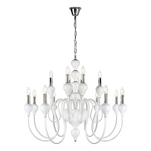 Подвесная люстра iLamp Lady 88003-10+5 WH