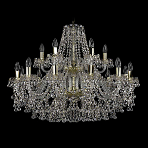 Подвесная люстра Bohemia Ivele Crystal 1409/12+6/300/2d G