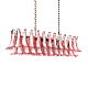 Подвесная люстра Loft IT Lilou 10600/1200R Pink