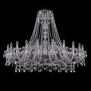 Подвесная люстра Bohemia Ivele Crystal 1411/24/530 Ni