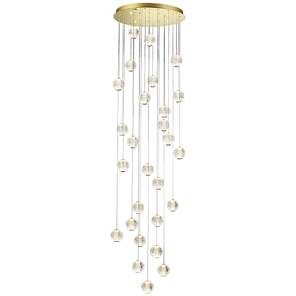 Подвесная светодиодная люстра Odeon Light Crystal 5008/120L