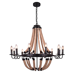 Подвесная люстра Arte Lamp Marsiglia A8956LM-12BK