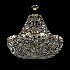 Люстра на штанге Bohemia Ivele Crystal 19051/H1/90IV G
