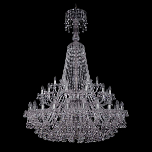 Подвесная люстра Bohemia Ivele Crystal 1409/24+12+6/460/XL-175/2d Ni
