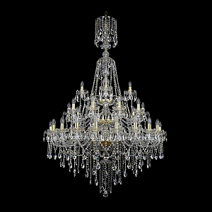Подвесная люстра Bohemia Ivele Crystal 1415/20+10+5/400/XL-180/3d G