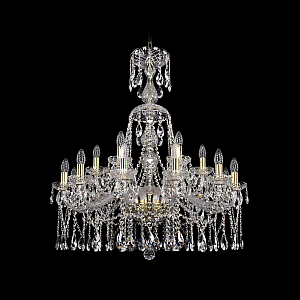Подвесная люстра Bohemia Ivele Crystal 1413/12+6/300/XL-95 G
