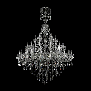 Подвесная люстра Bohemia Ivele Crystal 1415/24+12+6/530/XL-210 Ni