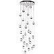 Подвесная светодиодная люстра Odeon Light Crystal 5007/120L
