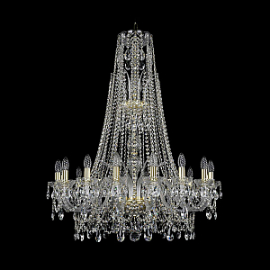 Подвесная люстра Bohemia Ivele Crystal 1411/16/300/XL-108 G
