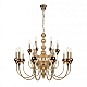 Подвесная люстра iLamp Lady 88003-10+5 GD
