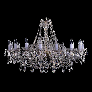 Подвесная люстра Bohemia Ivele Crystal 1411/16/360 G