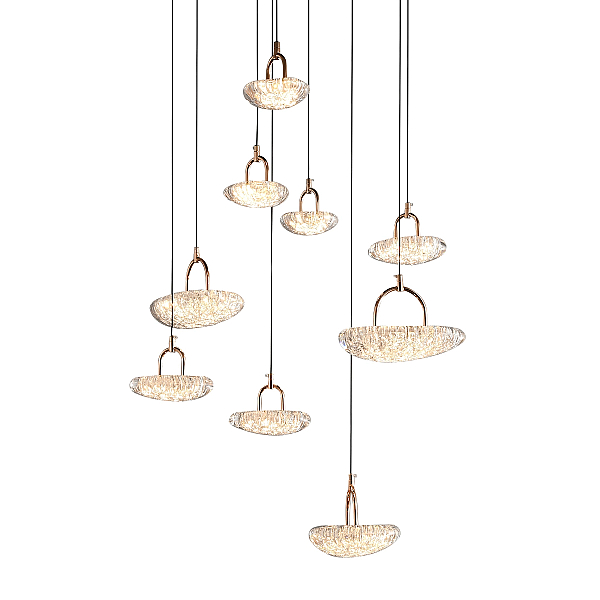 Каскадная люстра Delight Collection MT9125-9H french gold