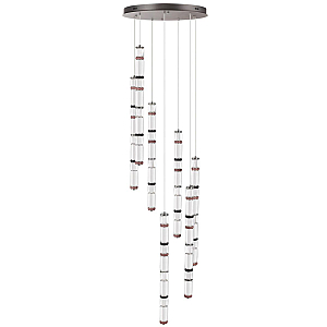 Каскадная люстра Odeon Light L-Vision Collier 5456/210L