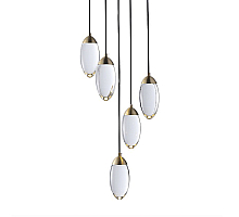 Каскадная люстра DeLight Collection Celestial MT8848-5H brass