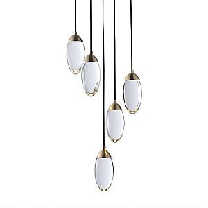 Каскадная люстра DeLight Collection Celestial MT8848-5H brass